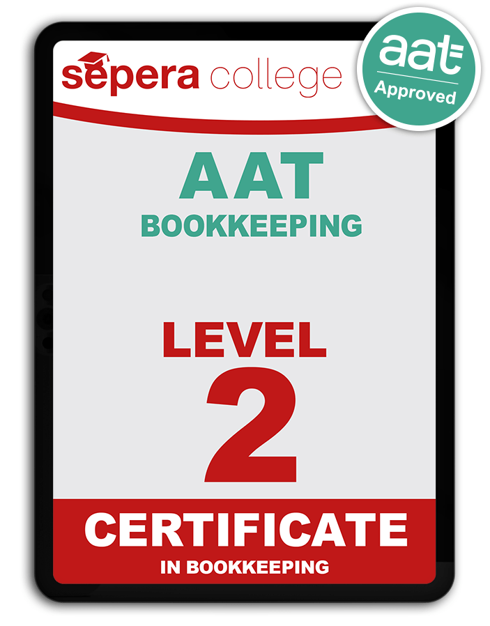 AAT Level 2 Certificate in Bookkeeping Sepera College Online Courses and Webinars sepera college uk