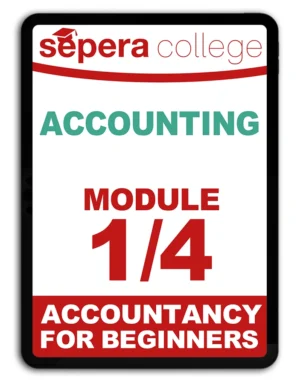 Accountancy for Beginners - WEBINAR – (MODULE 1/4) – Accounting