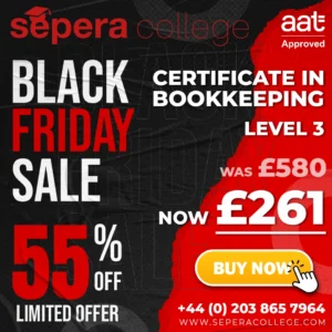 AAT LEVEL 3 - Certificate in Bookkeeping (ONLINE COURSE) - EARLY BLACK FRIDAY & CYBER MONDAY DEAL
